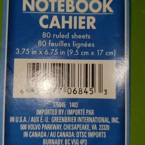 𝅺notebook cahier. New - Picture 4 of 6